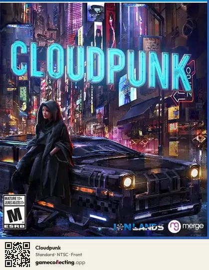 Cloudpunk PlayStation 4, NTSC box front