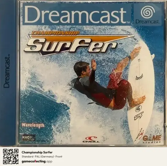 Championship Surfer Sega Dreamcast, Germany box front