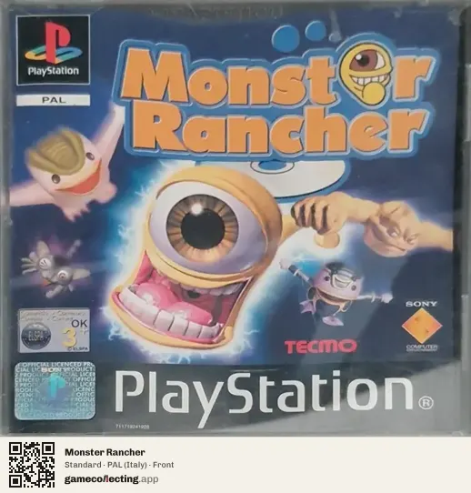 Monster Rancher PlayStation, Italy box front