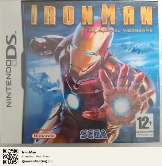 Iron Man Nintendo DS, PAL box front