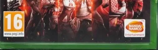 Tekken 7, the PEGI square on its front