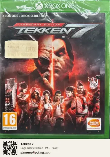 Tekken 7 Xbox One, PAL box front