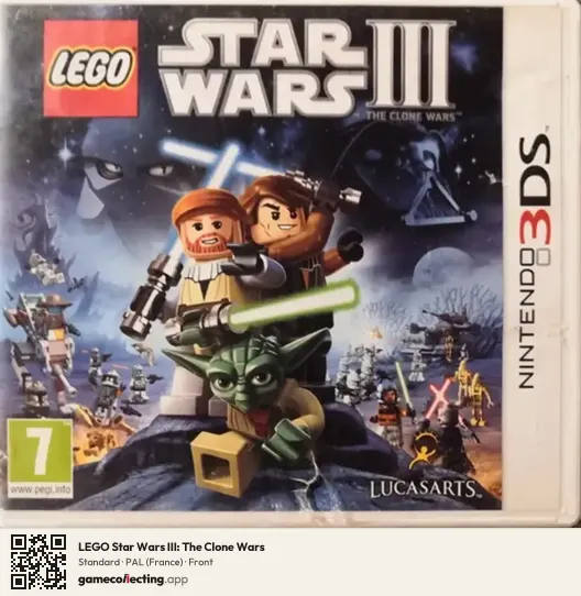 LEGO Star Wars III: The Clone Wars Nintendo 3DS, France box front