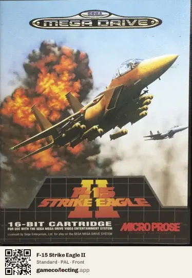 F-15 Strike Eagle II Sega Mega Drive / Genesis, PAL box front