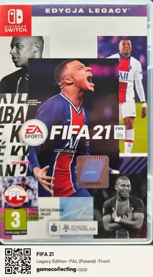 FIFA 21 Nintendo Switch, Poland box front