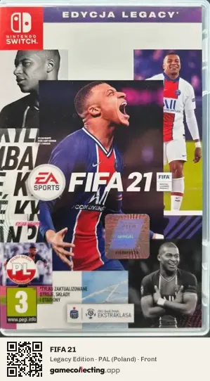 FIFA 21 Nintendo Switch, Poland box front