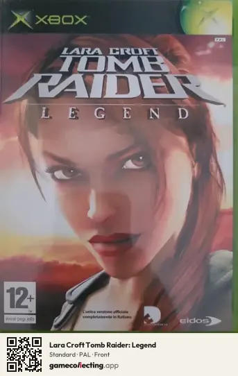 Lara Croft Tomb Raider: Legend Xbox, PAL box front