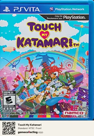 Touch My Katamari PlayStation Vita, NTSC box front