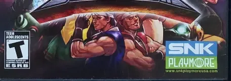 NeoGeo Battle Coliseum, the ESRB box on its front
