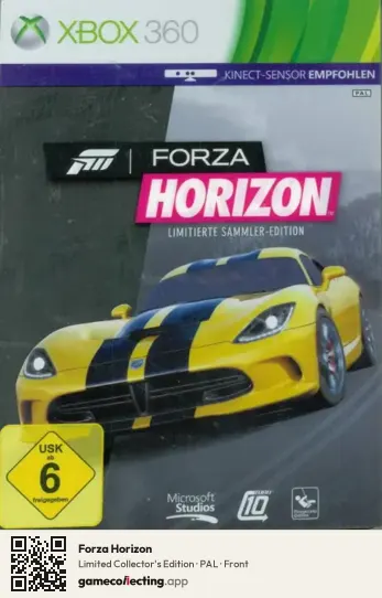Forza Horizon Xbox 360, PAL box front