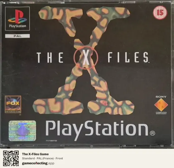 The X-Files Game PlayStation, France box front