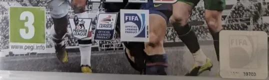 FIFA 13, the PEGI square on its front