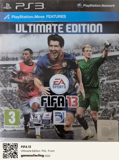 FIFA 13 PlayStation 3, PAL box front