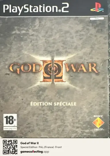 God of War II PlayStation 2, France box front