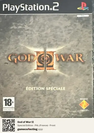 God of War II PlayStation 2, France box front
