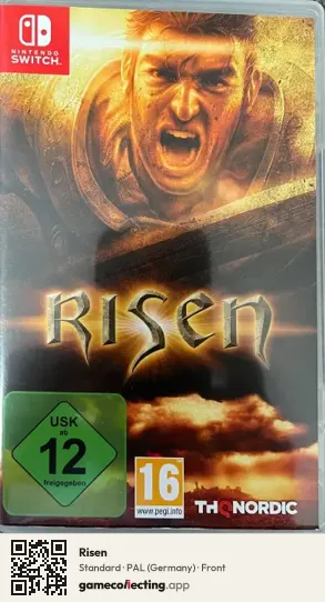 Risen Nintendo Switch, Germany box front