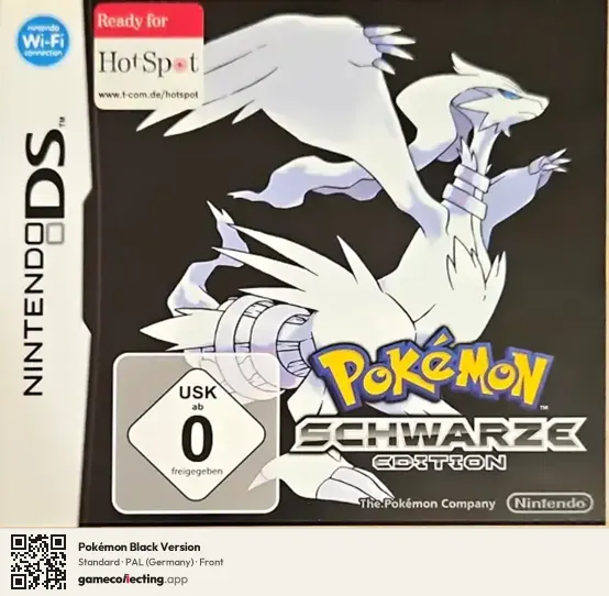 Pokémon Black Version Nintendo DS, Germany box front