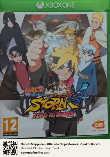 Naruto Shippuden: Ultimate Ninja Storm 4: Road to Boruto Xbox One, Germany box front