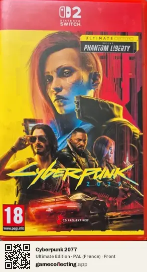 Cyberpunk 2077 Nintendo Switch 2, France box front