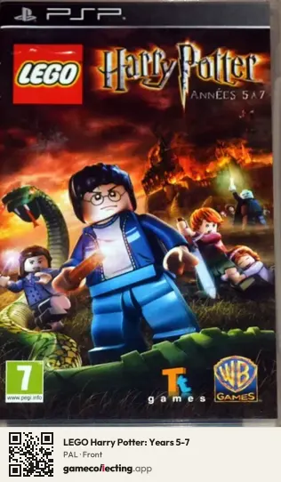 LEGO Harry Potter: Years 5-7 PlayStation Portable, PAL box front