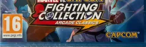 Marvel vs. Capcom Fighting Collection: Arcade Classics, the PEGI square on its front