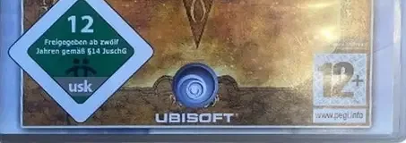 The Elder Scrolls III: Morrowind, the USK square on its front