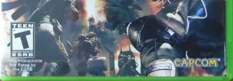 Lost Planet 2, the ESRB box on its front