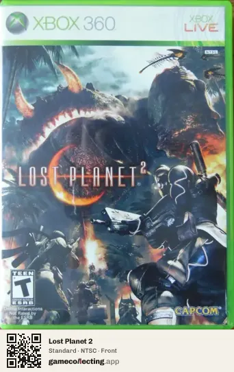 Lost Planet 2 Xbox 360, NTSC box front