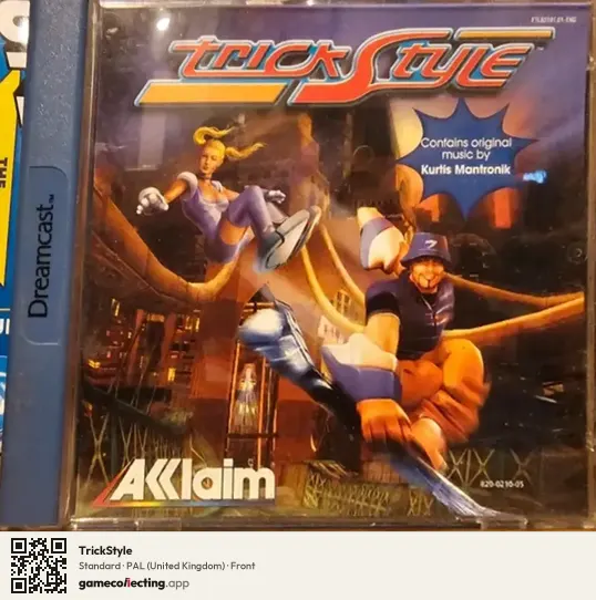 TrickStyle Sega Dreamcast, United Kingdom box front