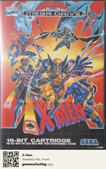 X-Men Sega Mega Drive / Genesis, PAL box front