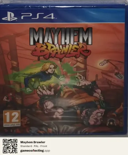 Mayhem Brawler PlayStation 4, PAL box front