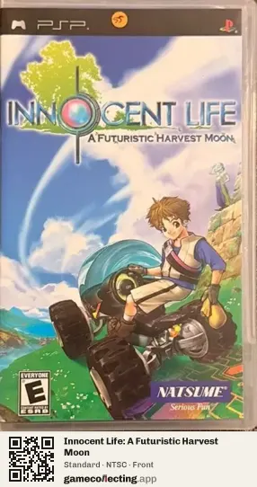 Innocent Life: A Futuristic Harvest Moon PlayStation Portable, NTSC box front