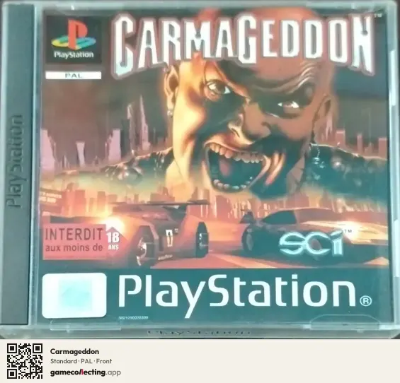 Carmageddon PlayStation, PAL box front