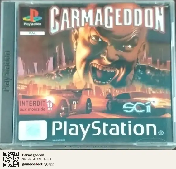 Carmageddon PlayStation, PAL box front