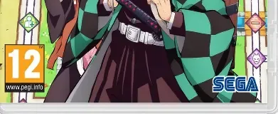 Demon Slayer: Kimetsu no Yaiba: Sweep the Board!, the PEGI square on its front