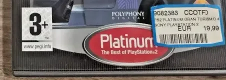 Gran Turismo 4, the PEGI square on its front