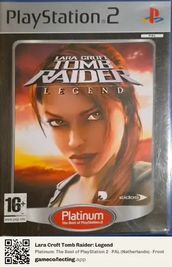 Lara Croft Tomb Raider: Legend PlayStation 2, Netherlands box front