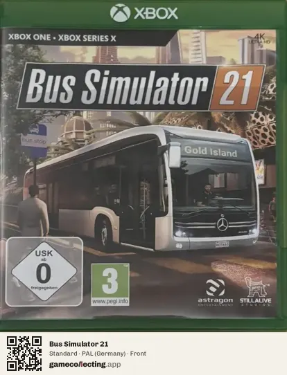 Bus Simulator 21 Xbox One, Germany box front
