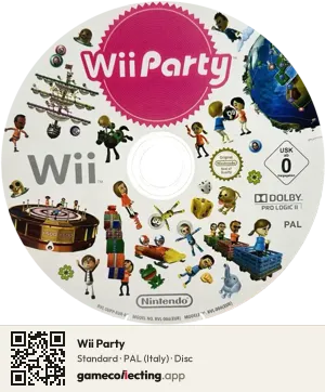Wii Party Nintendo Wii, PAL disc