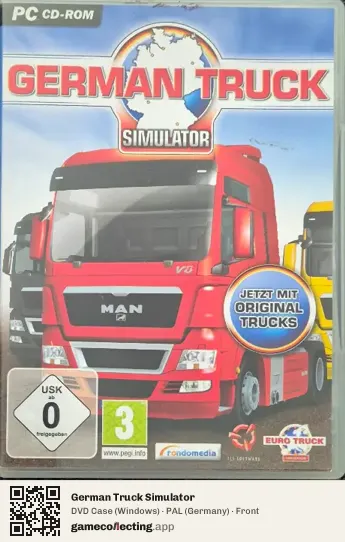 German Truck Simulator Computer, Germany box front