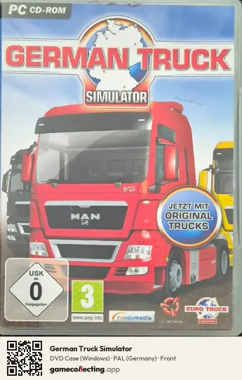 German Truck Simulator Computer, Germany box front