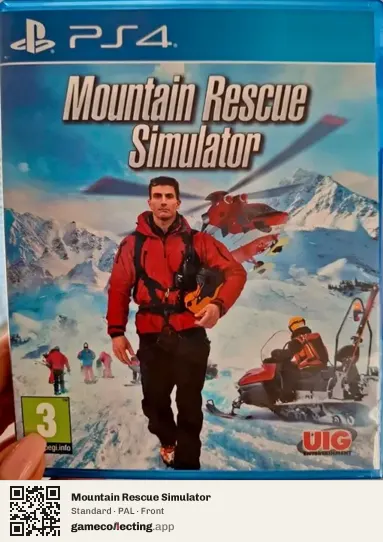Mountain Rescue Simulator PlayStation 4, PAL box front