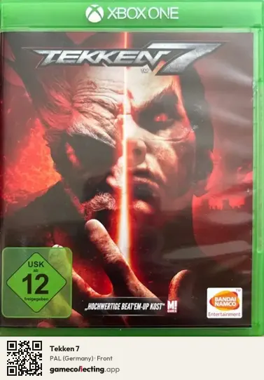 Tekken 7 Xbox One, Germany box front