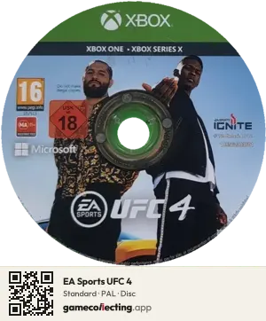 EA Sports UFC 4 Xbox One, PAL disc
