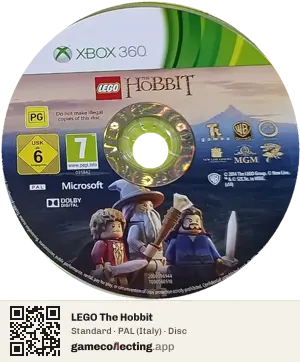 LEGO The Hobbit Xbox 360, PAL disc