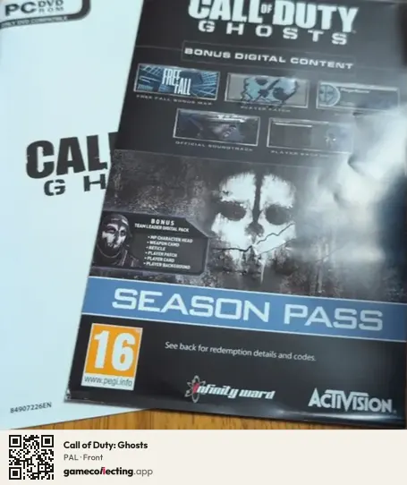 Call of Duty: Ghosts Computer, PAL box front