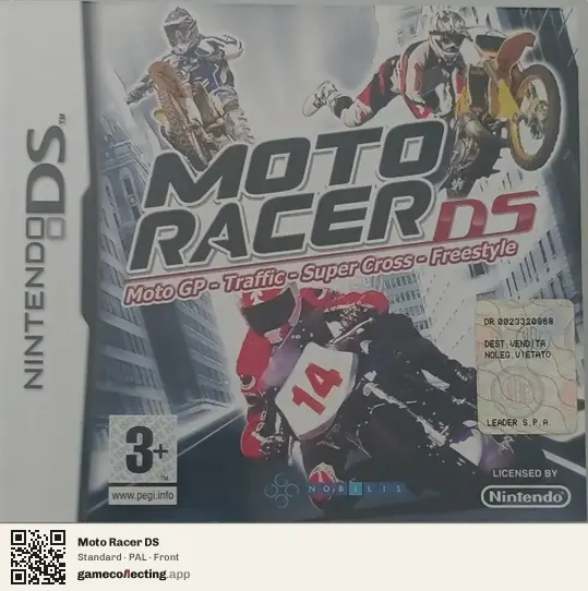 Moto Racer DS Nintendo DS, PAL box front