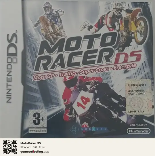 Moto Racer DS Nintendo DS, PAL box front