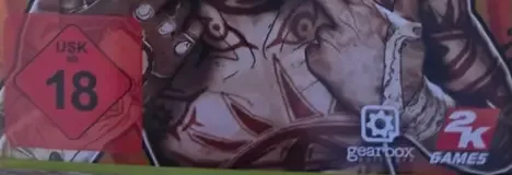 Borderlands 2, the USK square on its front