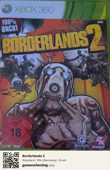 Borderlands 2 Xbox 360, Germany box front